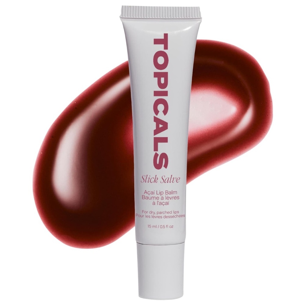 Topicals Slick Salve Gloss Lip Balm for soothing and Hydration, Acai
